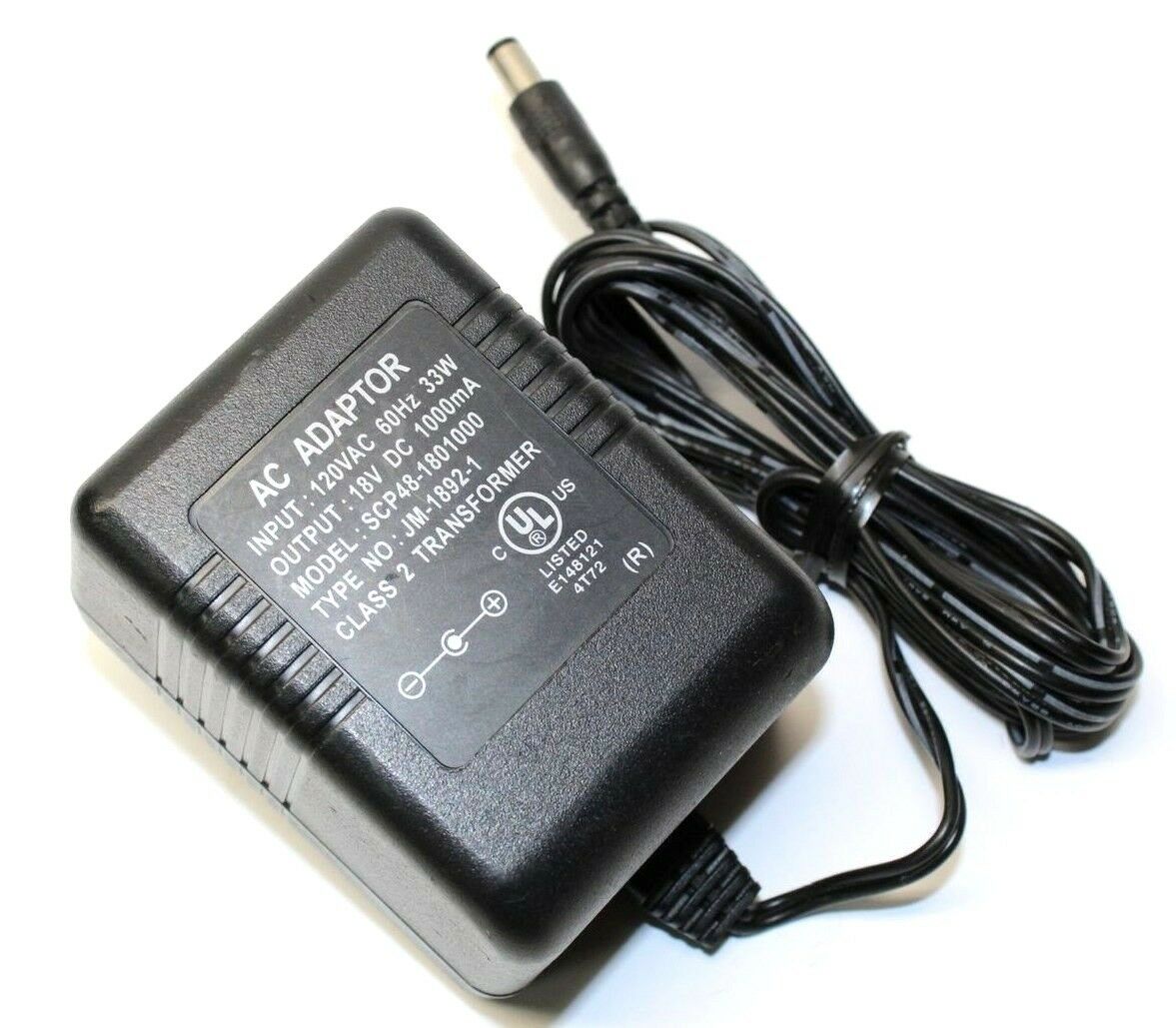 New 18V 1A SCP48-1801000 Power Supply Ac Adapter